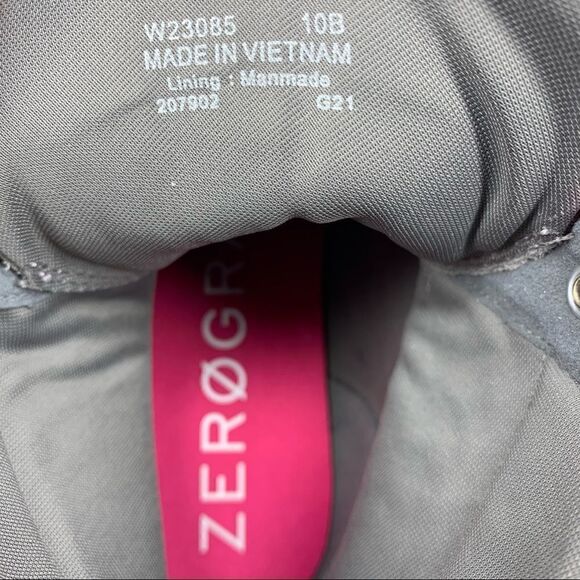 Cole Haan~Omni Leather & Suede Hiker Boot~ Dover Gray Color~Women’s Sz 10M~NWOT - Picture 8 of 8